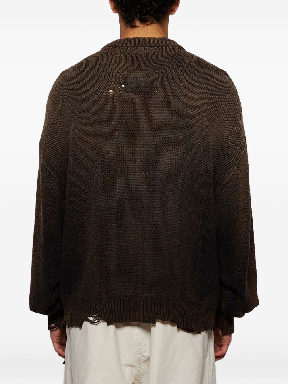 Car distresses cardigan - 5