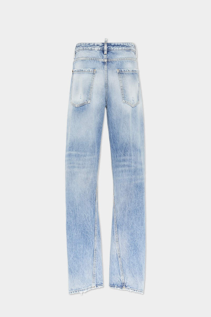 DSQUARED2 LIGHT DIAGONALE WASH D2 TWISTED JEANS outlook