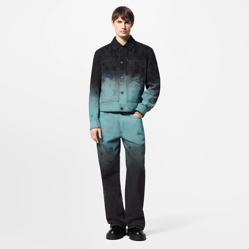 Louis Vuitton Embroidered Denim Blouson outlook