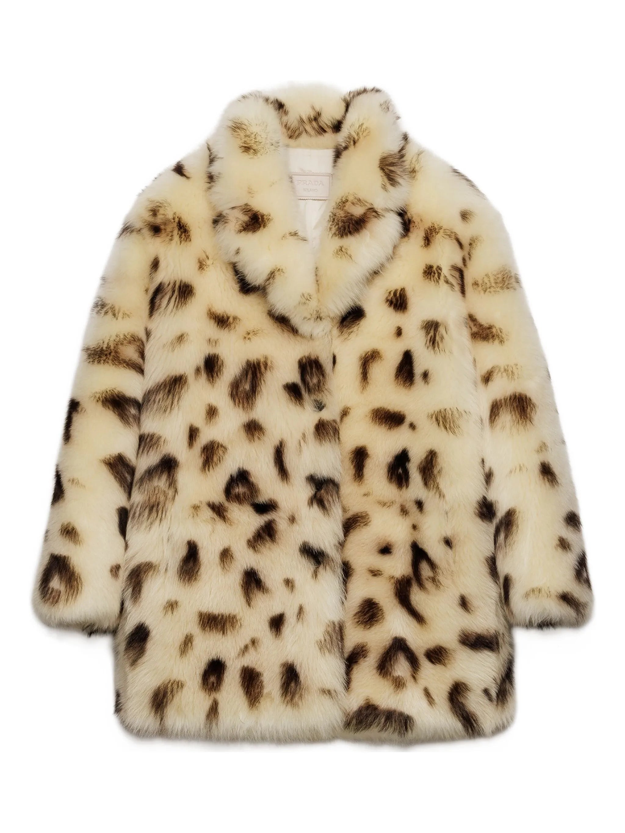 Prada Leopard-print Shearling Coat - 1
