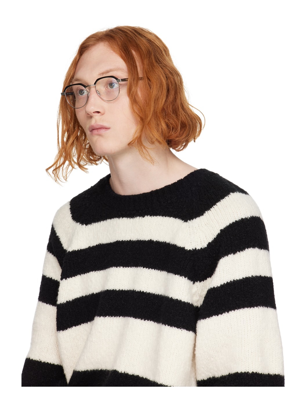 Silver & Black SL 124 Glasses - 5