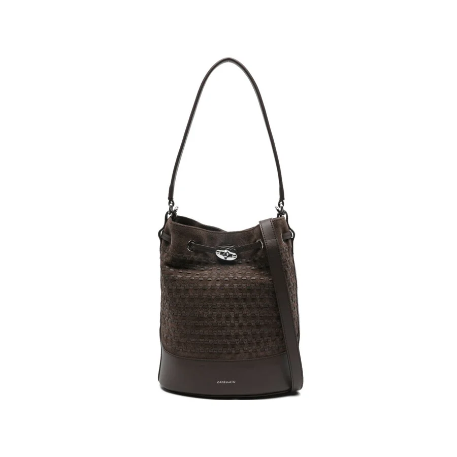 Zanellato Monda Musiva Small Leather Bucket Bag - 1