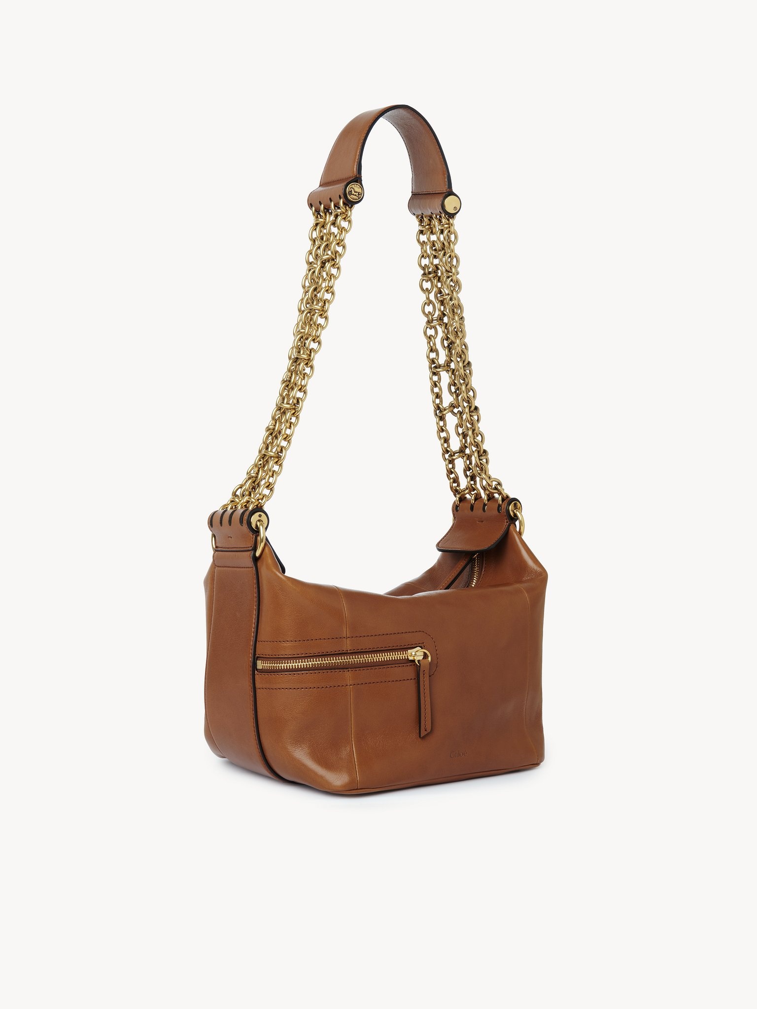 CAMERA CHAIN BAG IN SHINY LEATHER - 3