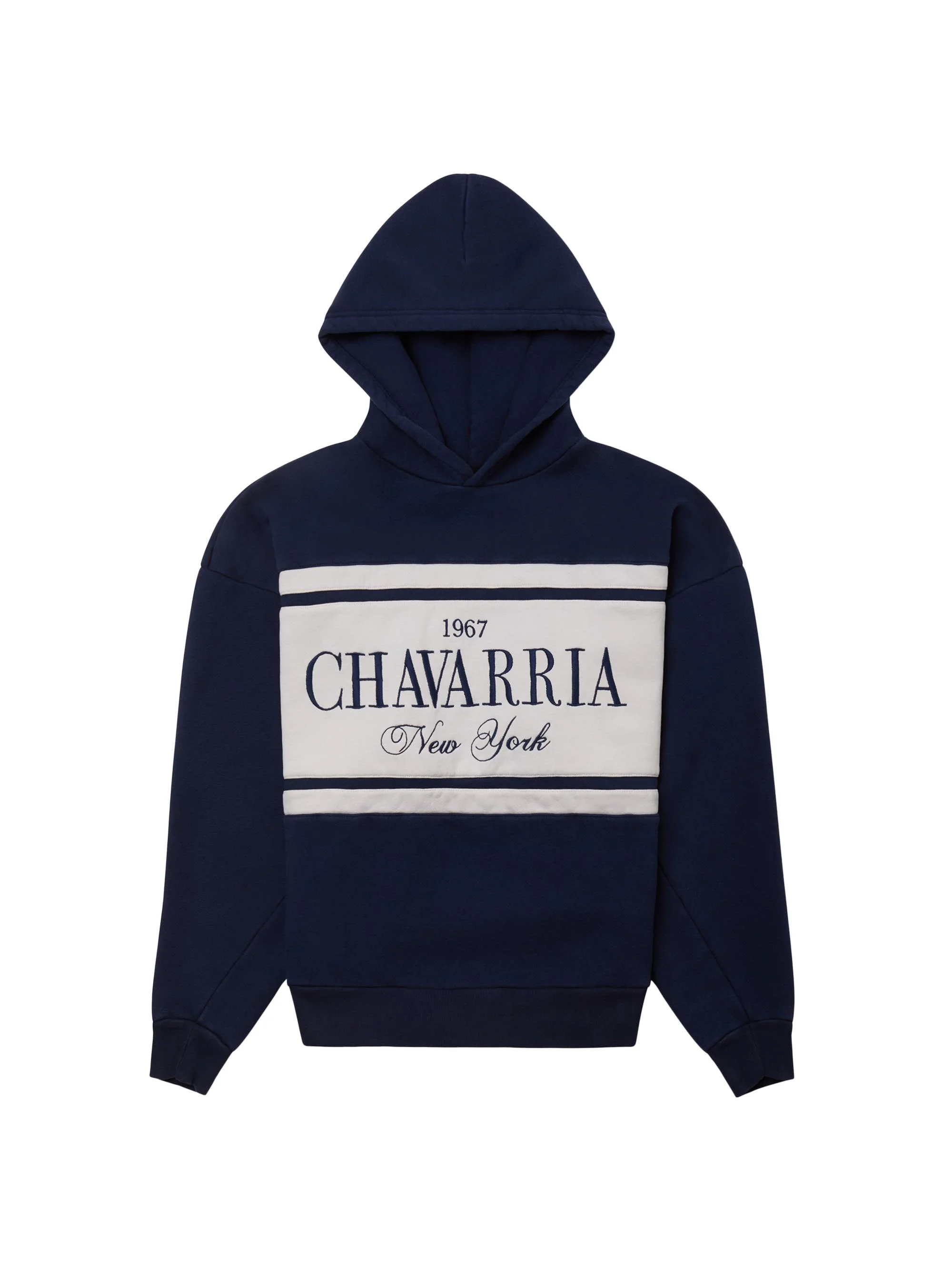 Men's Gilroy Logo Cotton Hoodie - Peacoat - 1