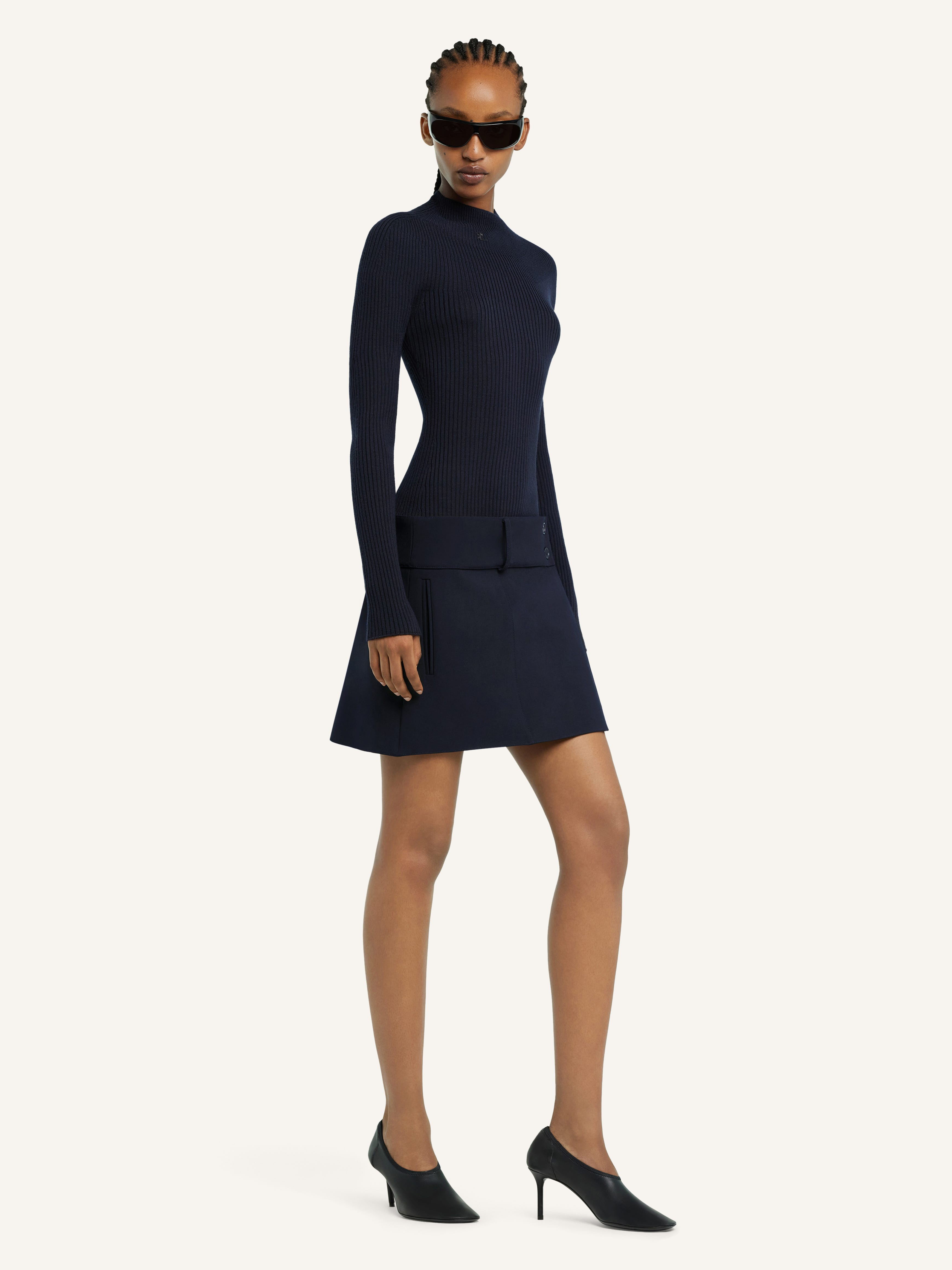 MOCKNECK LIGHT RIB SWEATER - 3