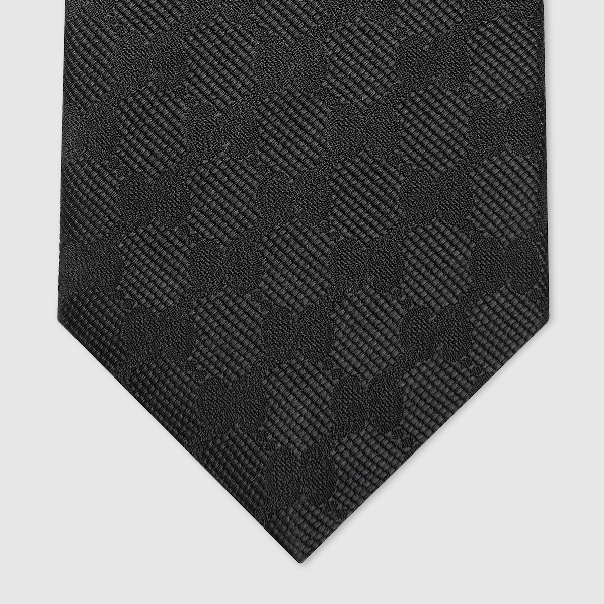 GG silk jacquard tie with Web 4