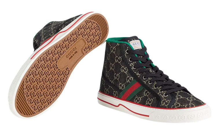 Gucci Tennis 1977 High 'Black Mini GG' 625807-UN310-1290 - 5
