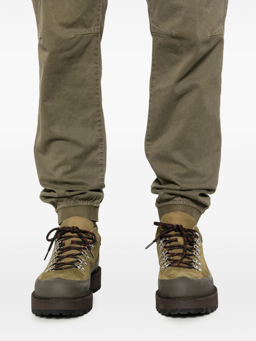 Logo cotton cargo trousers - 5