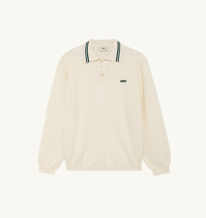 UNISEX KNIT WOOL POLO 1