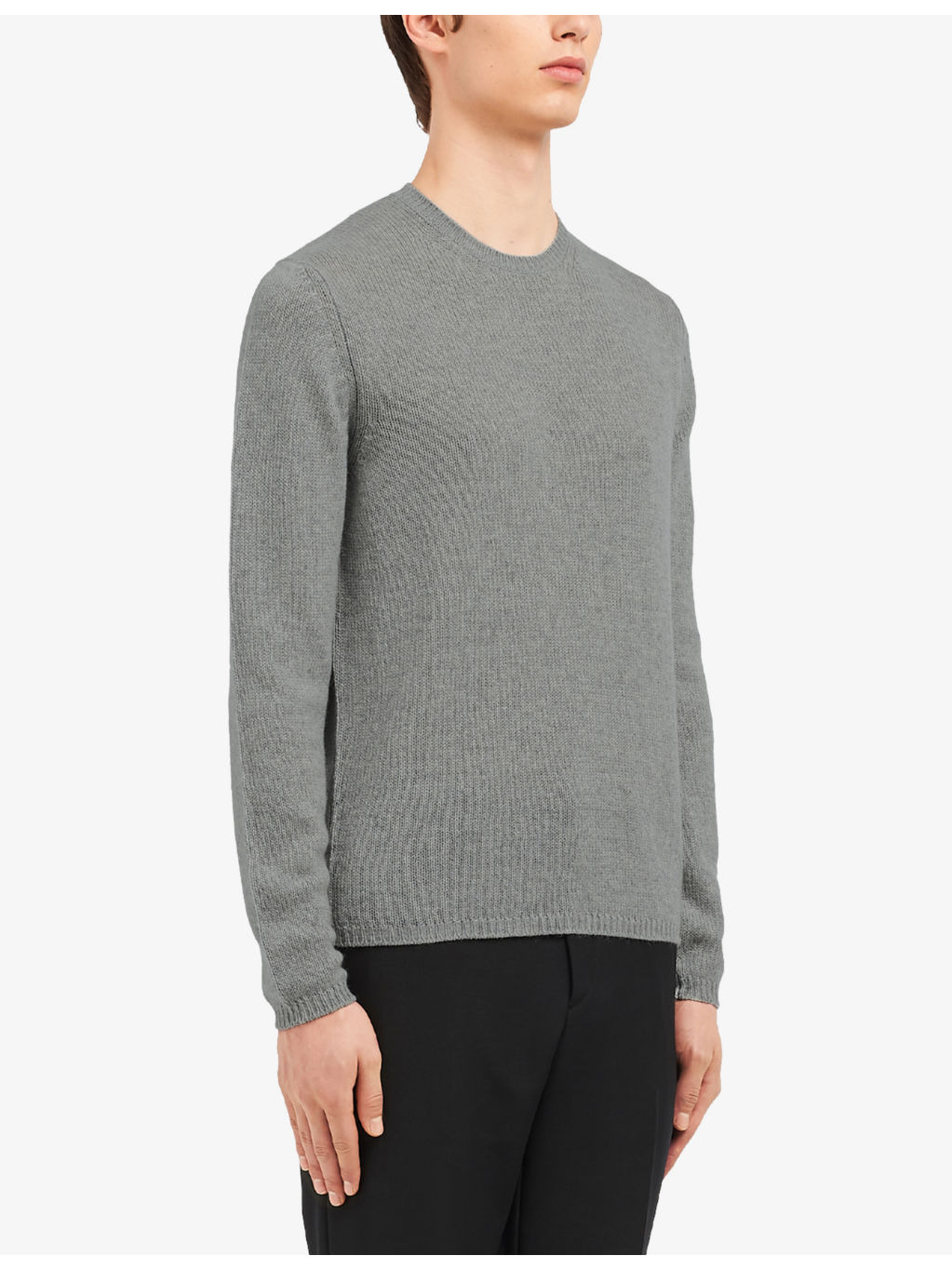 Crewneck regular-fit cashmere jumper - 5