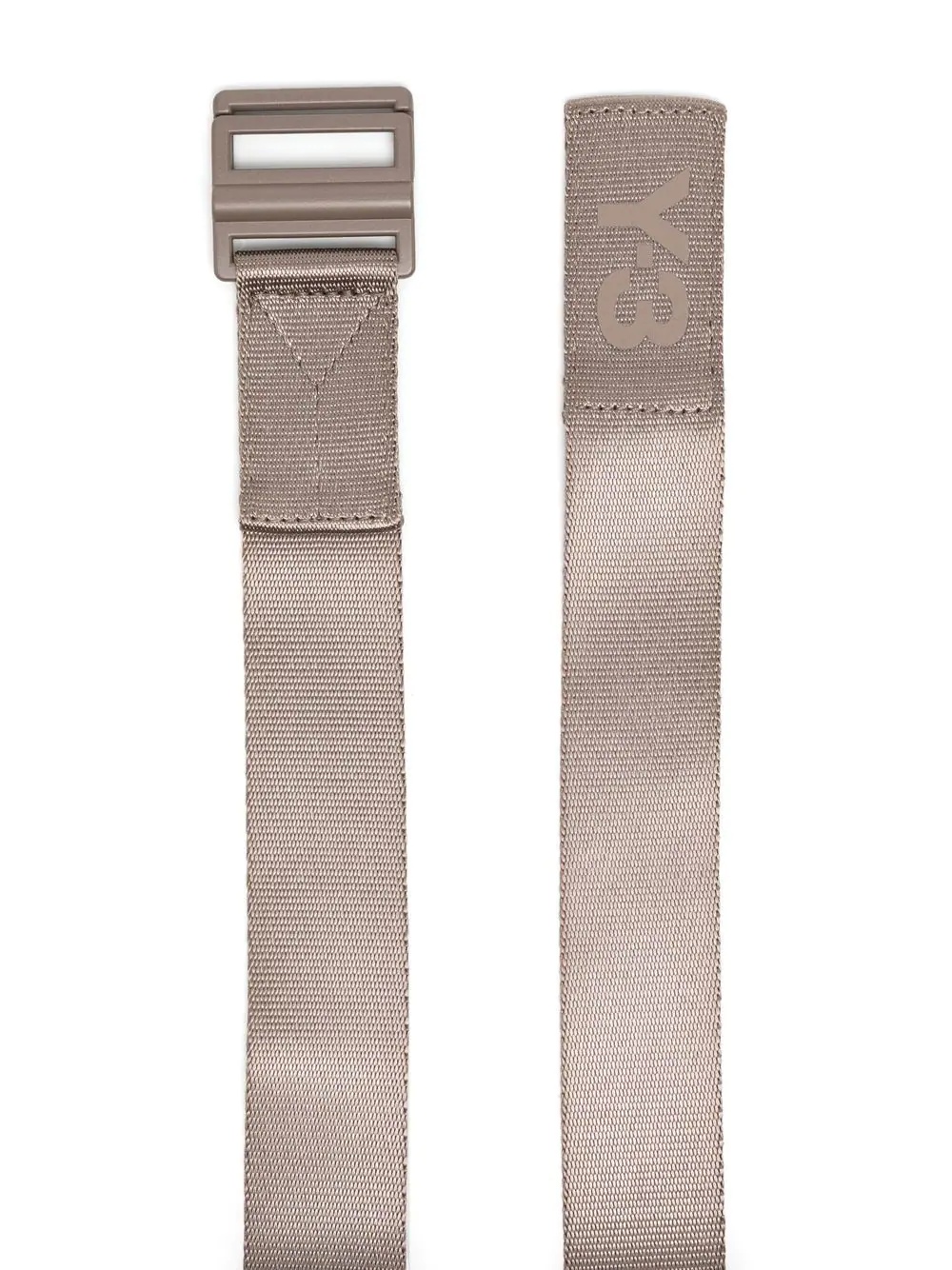 logo buckle strap belt - 2