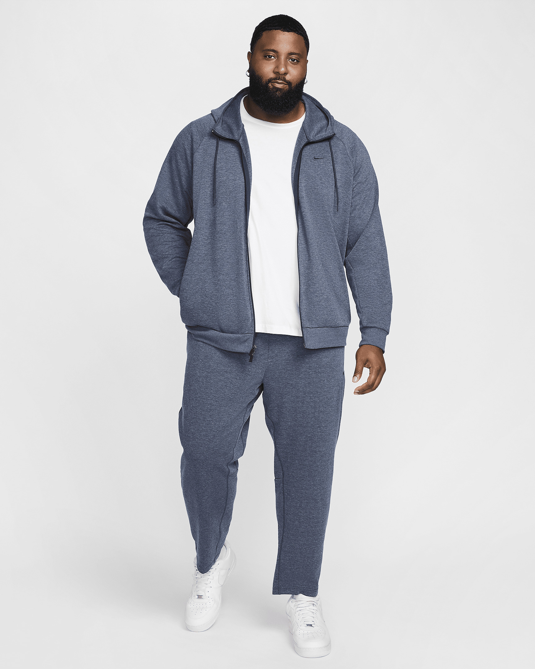 Nike Primary Men's Dri-FIT UV Full-Zip Versatile Hoodie - 19