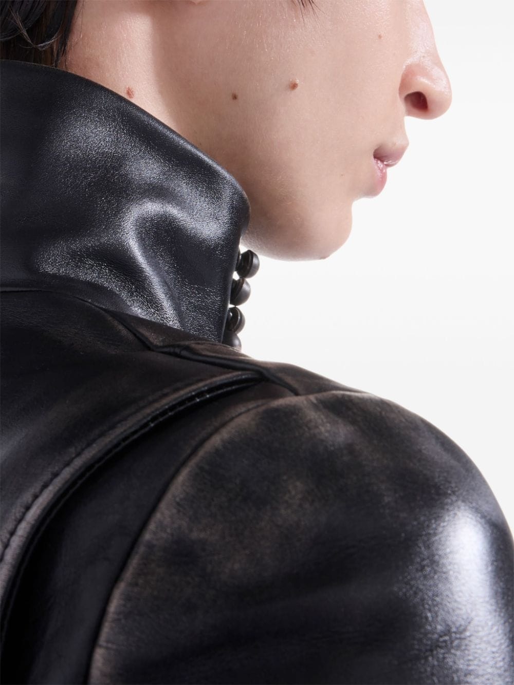 leather biker jacket - 6