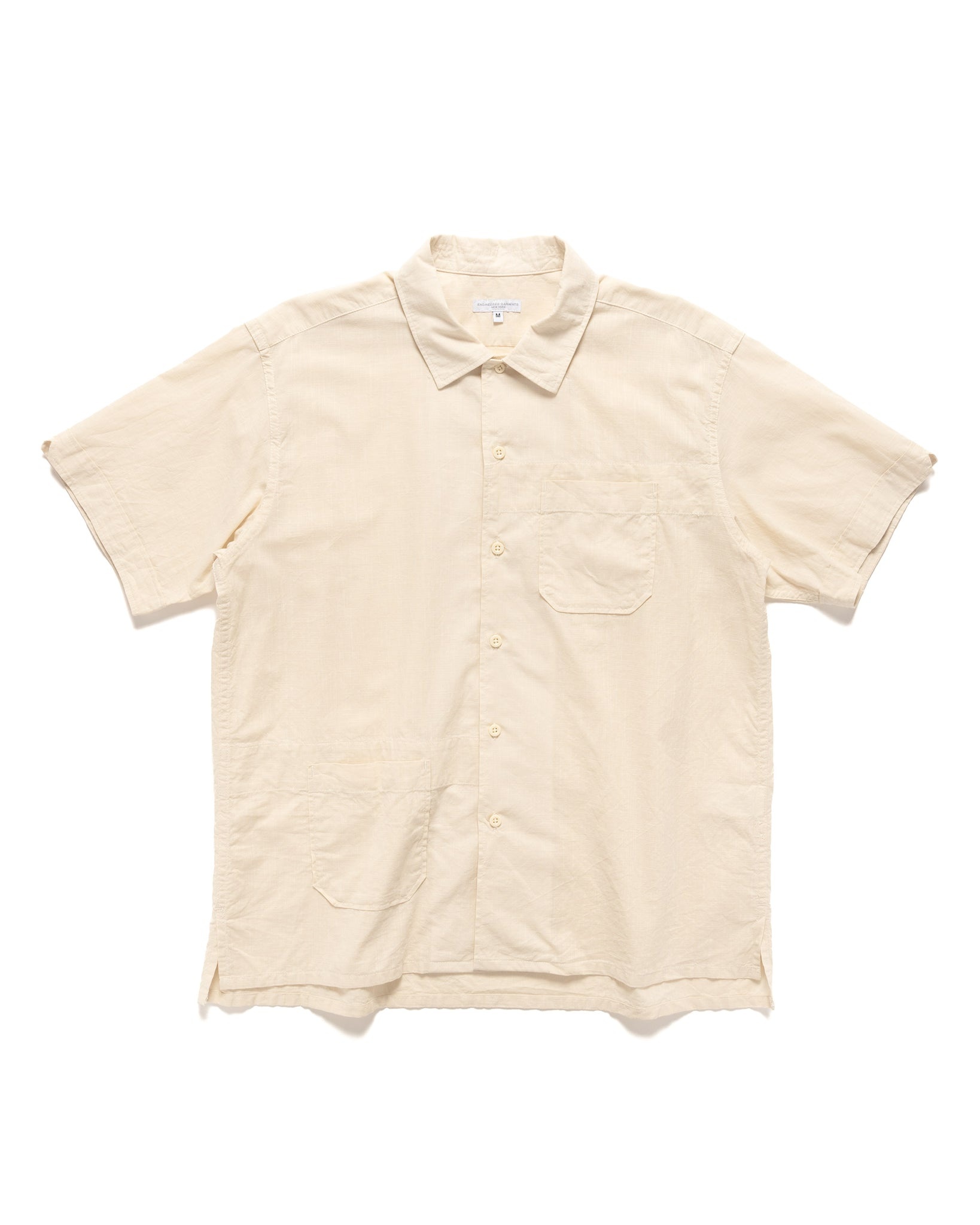 Camp Shirt Cotton Handkerchief Beige - 1