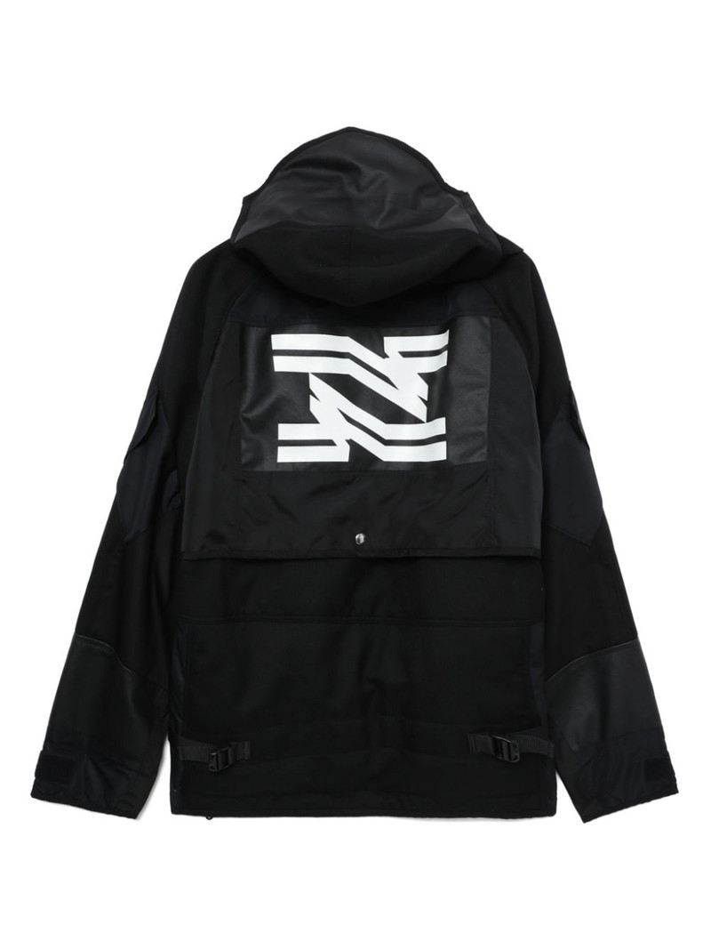 logo-print hooded jacket 6