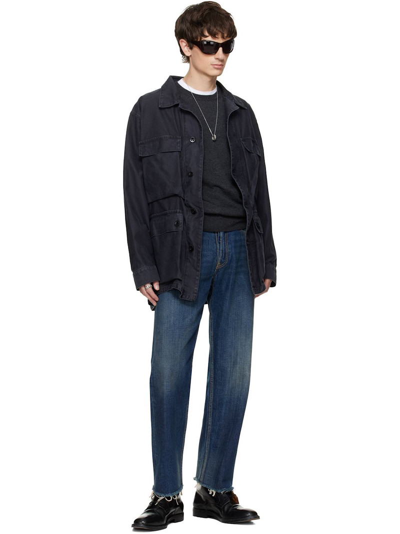 Maison Margiela Blue Straight-Leg Jeans outlook