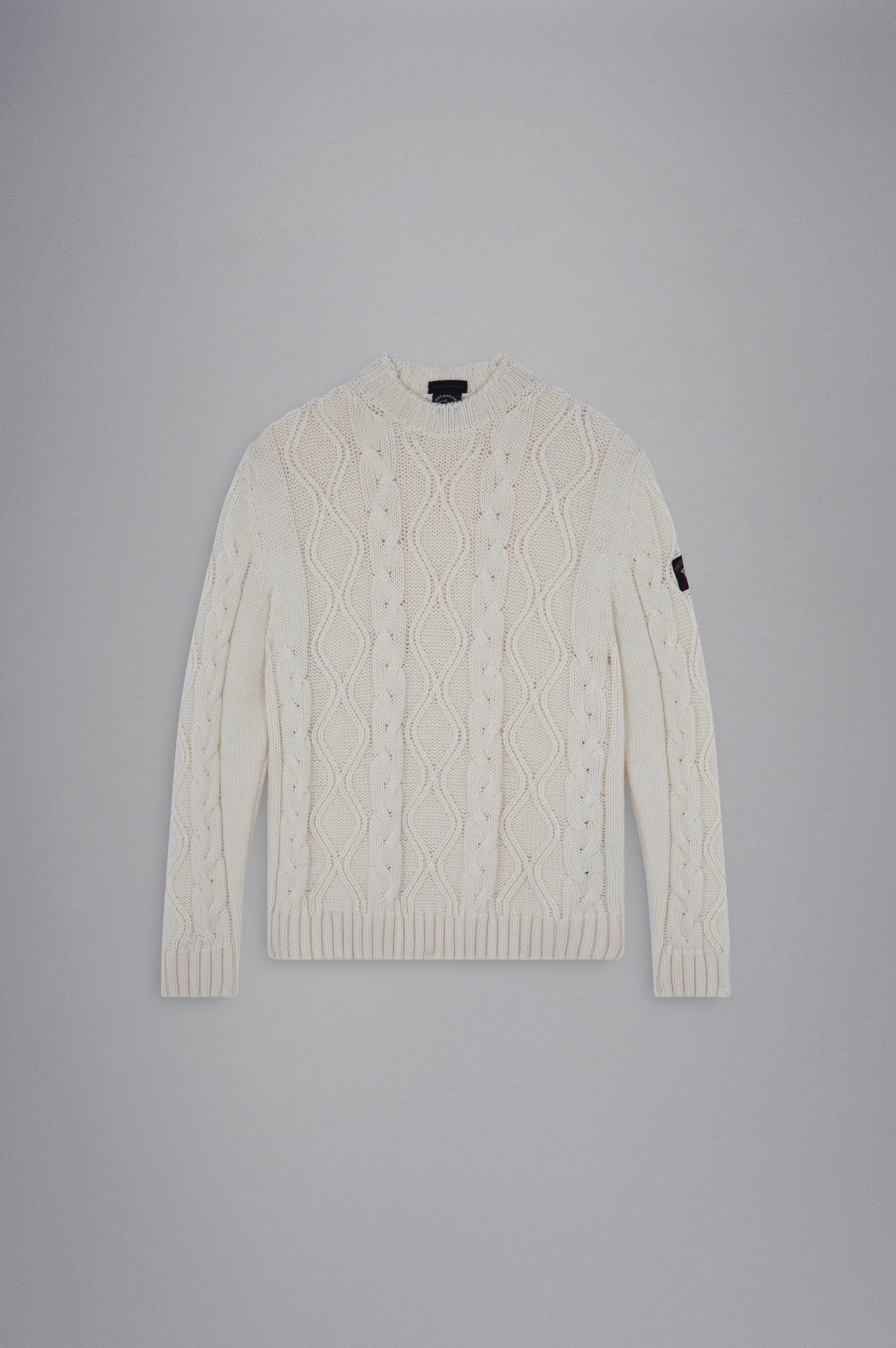 WOOL CABLE KNIT SWEATER - 1