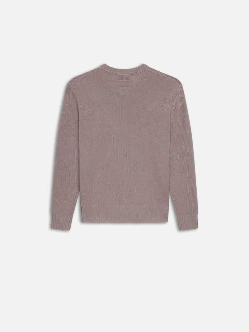 Cashmere Crewneck Sweater in Soft Lavender 3
