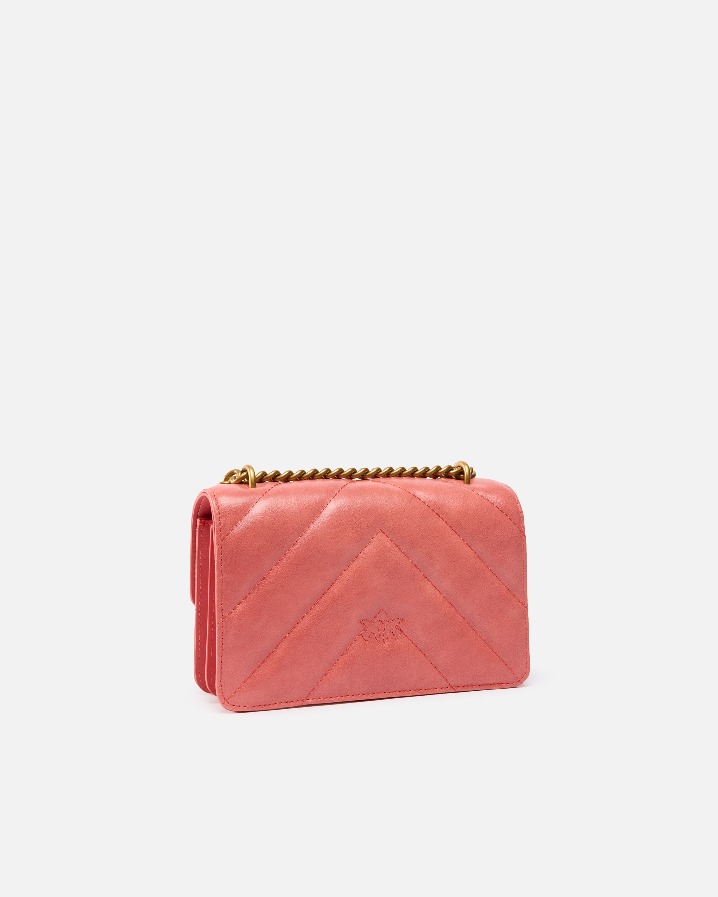 LOVE BAG MINI CROSSBODY BAG IN DISTRESSED-EFFECT LEATHER - 2