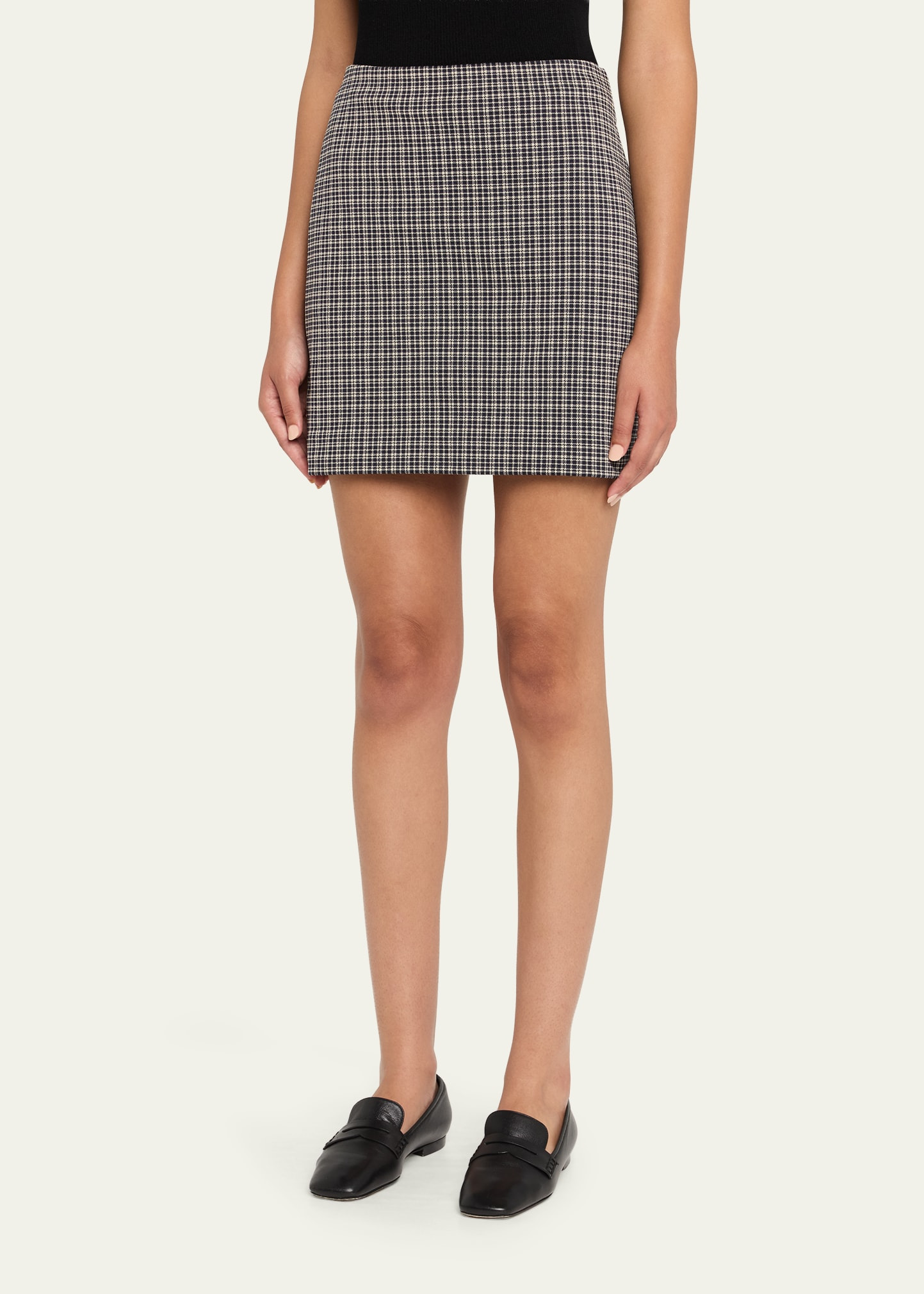 Plaid Mini Skirt - 4