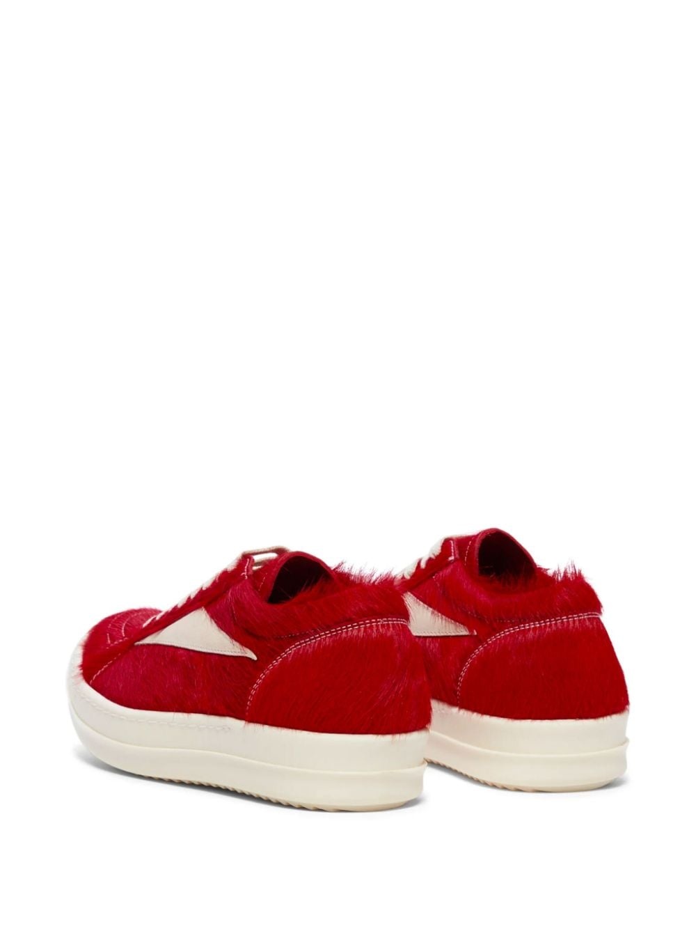 Vintage lace-up leather sneakers - 3