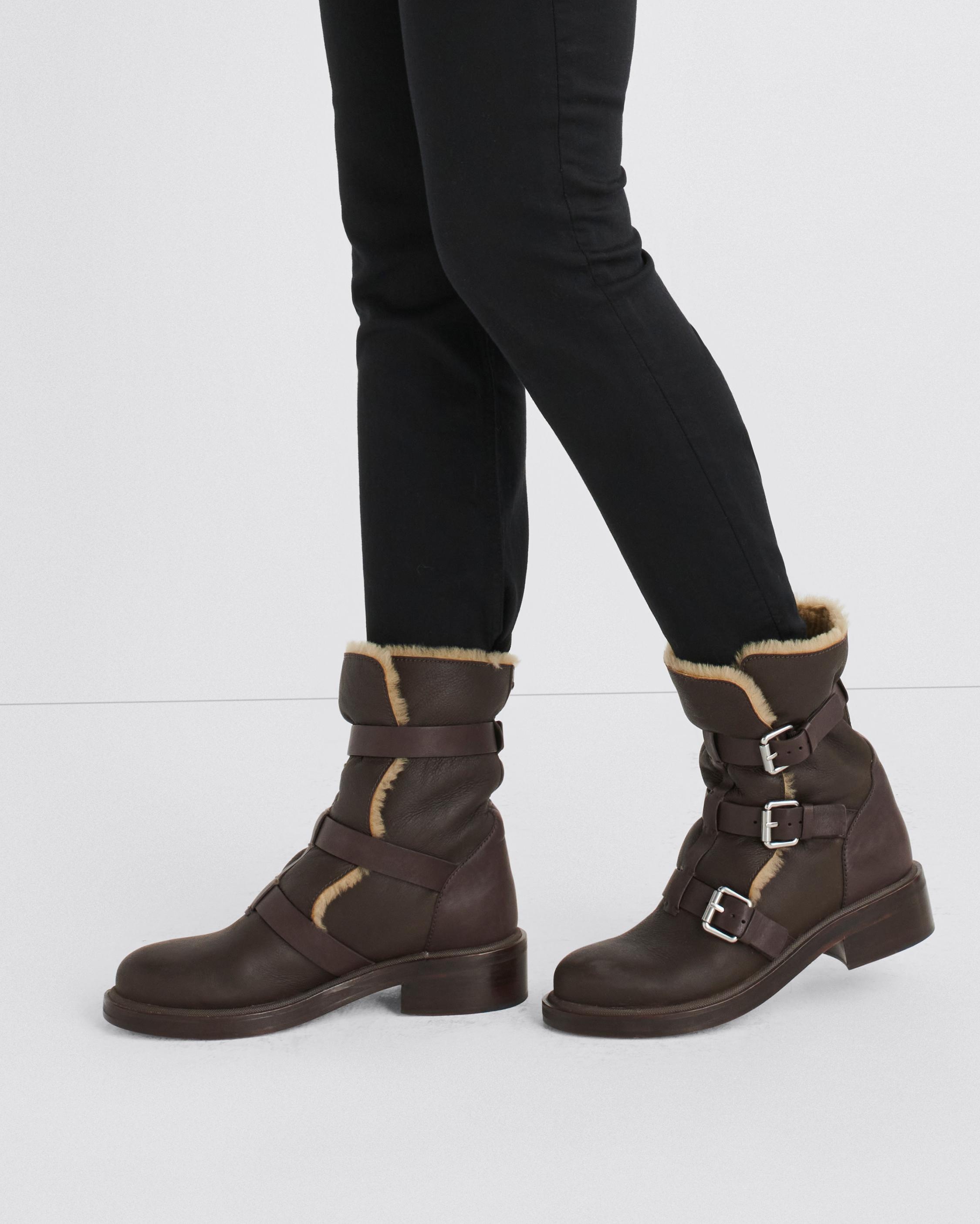 RB Moto Buckle Boot - Leather & Shearling
Mid-Calf Boot - 2
