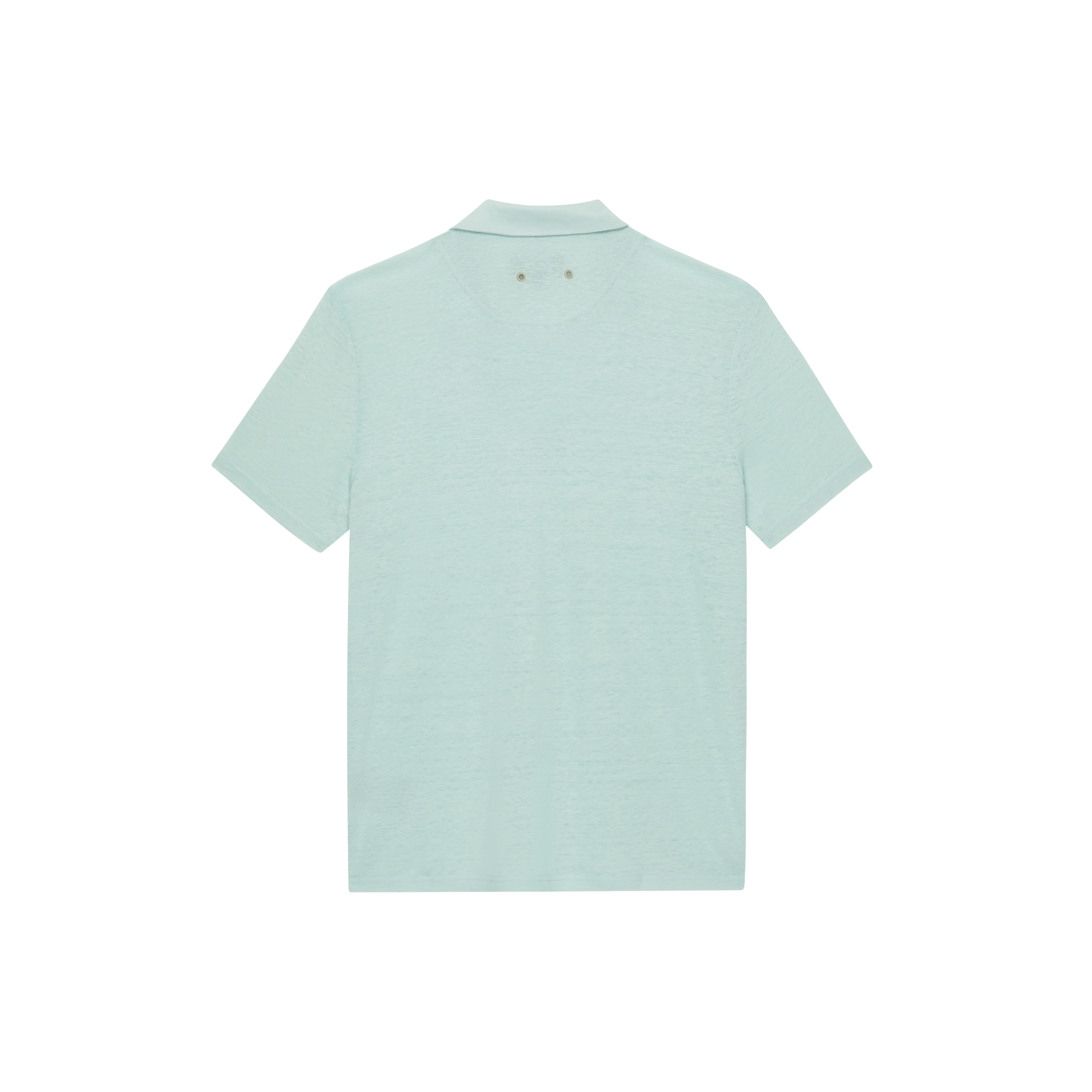 Men Linen Jersey Polo Solid - 2