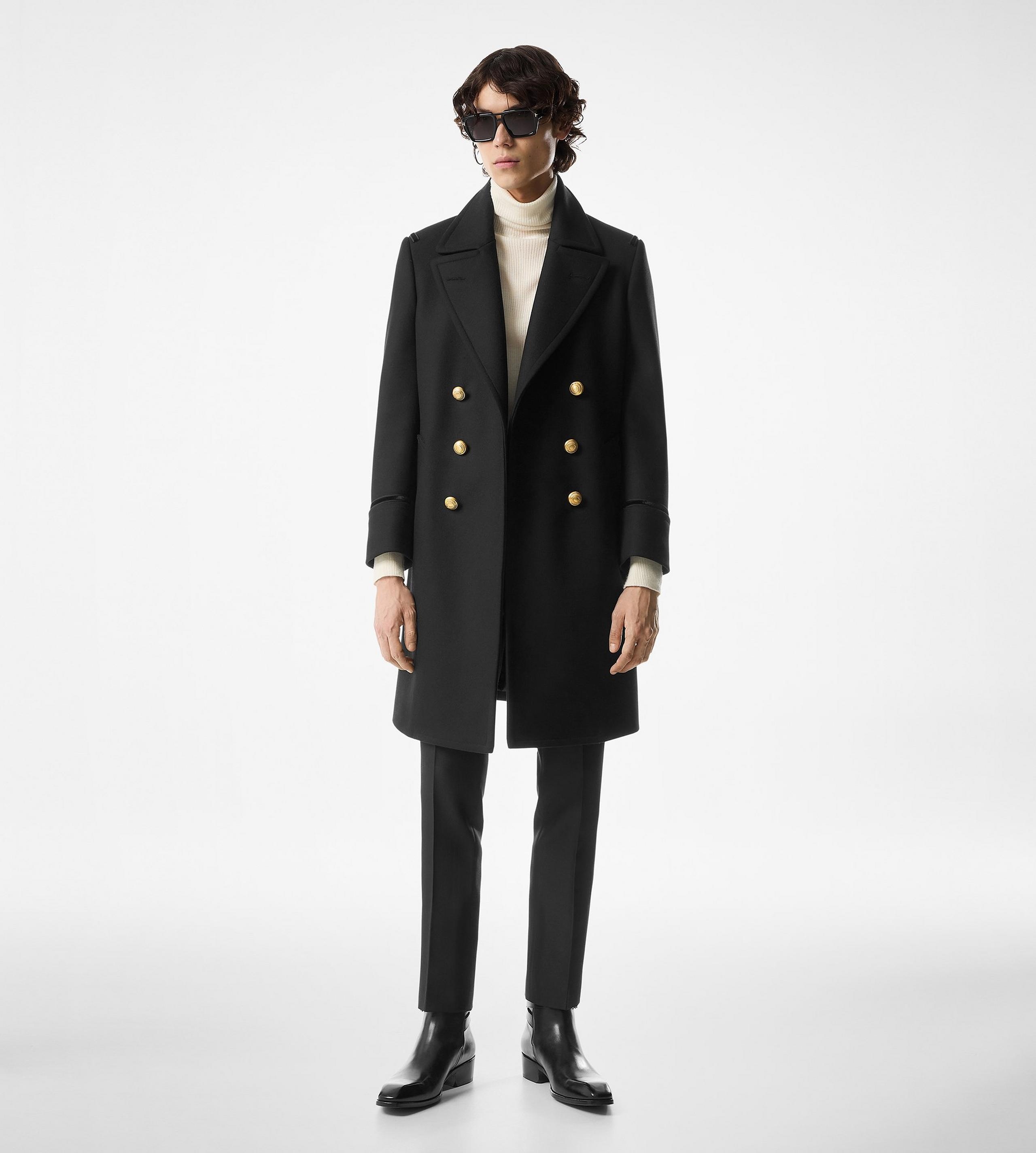 TWILL FELT COAT - 3