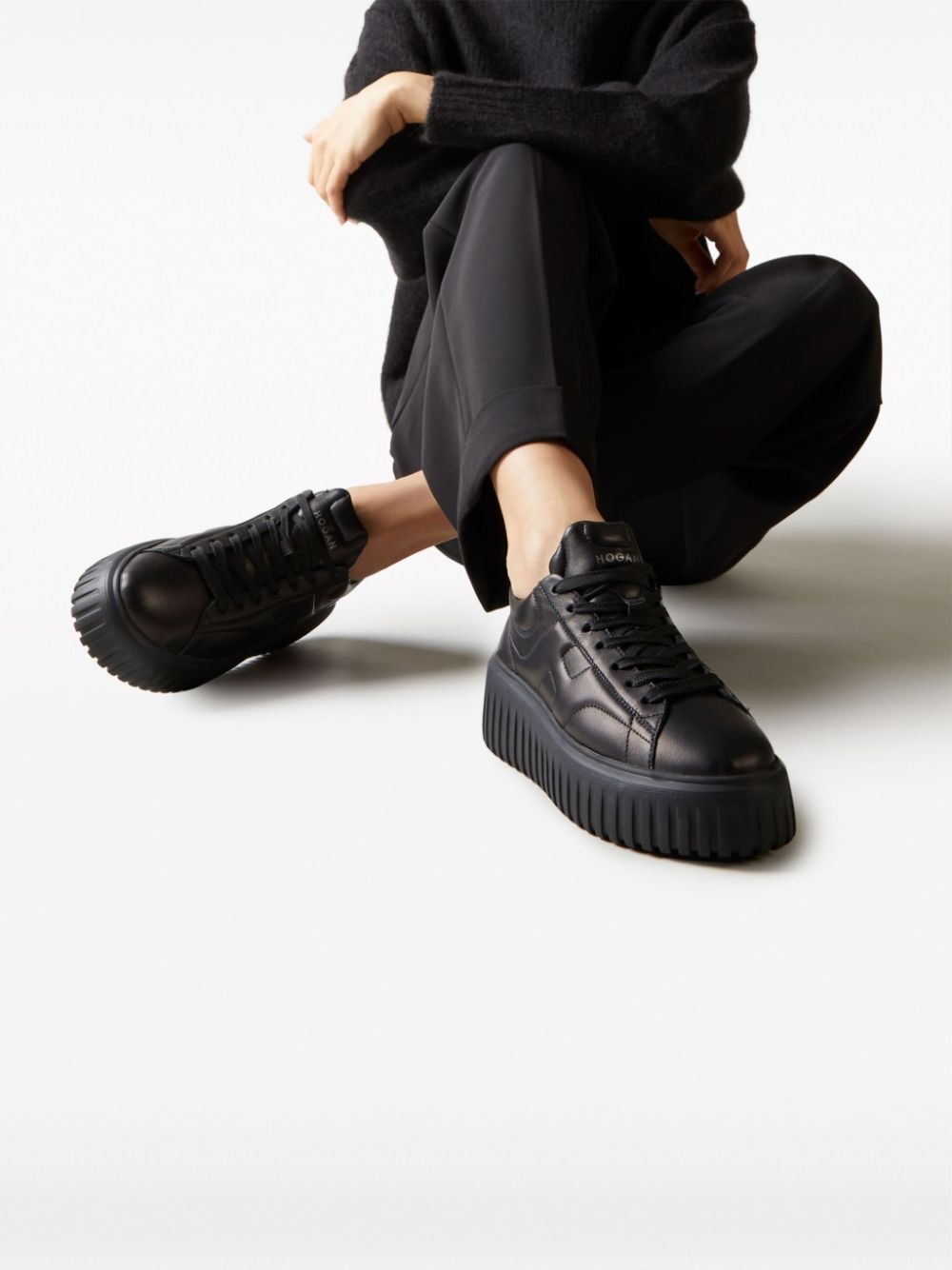 H-Stripes low-top platform sneakers - 7