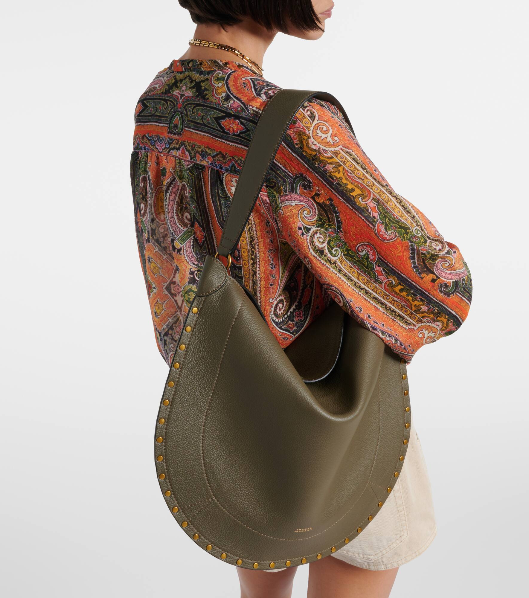 Oskan Large leather shoulder bag - 2