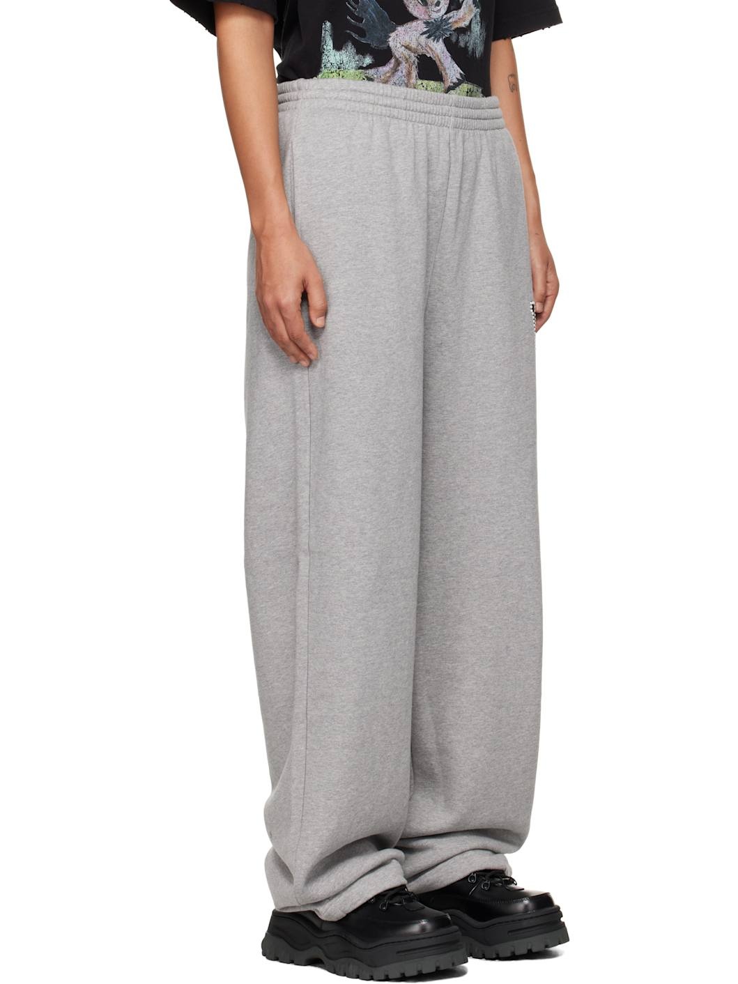 Gray Pearl Logo Jersey Lounge Pants - 2