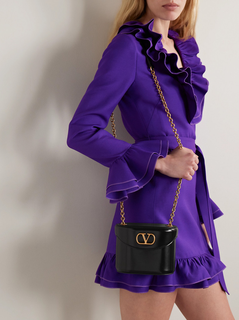 Valentino Vain Leather Shoulder Bag outlook