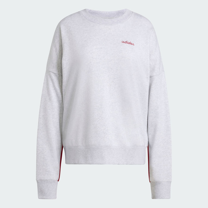 Seasonal Essentials Colorpop Sweatshirt with Embroidered Graphic 1