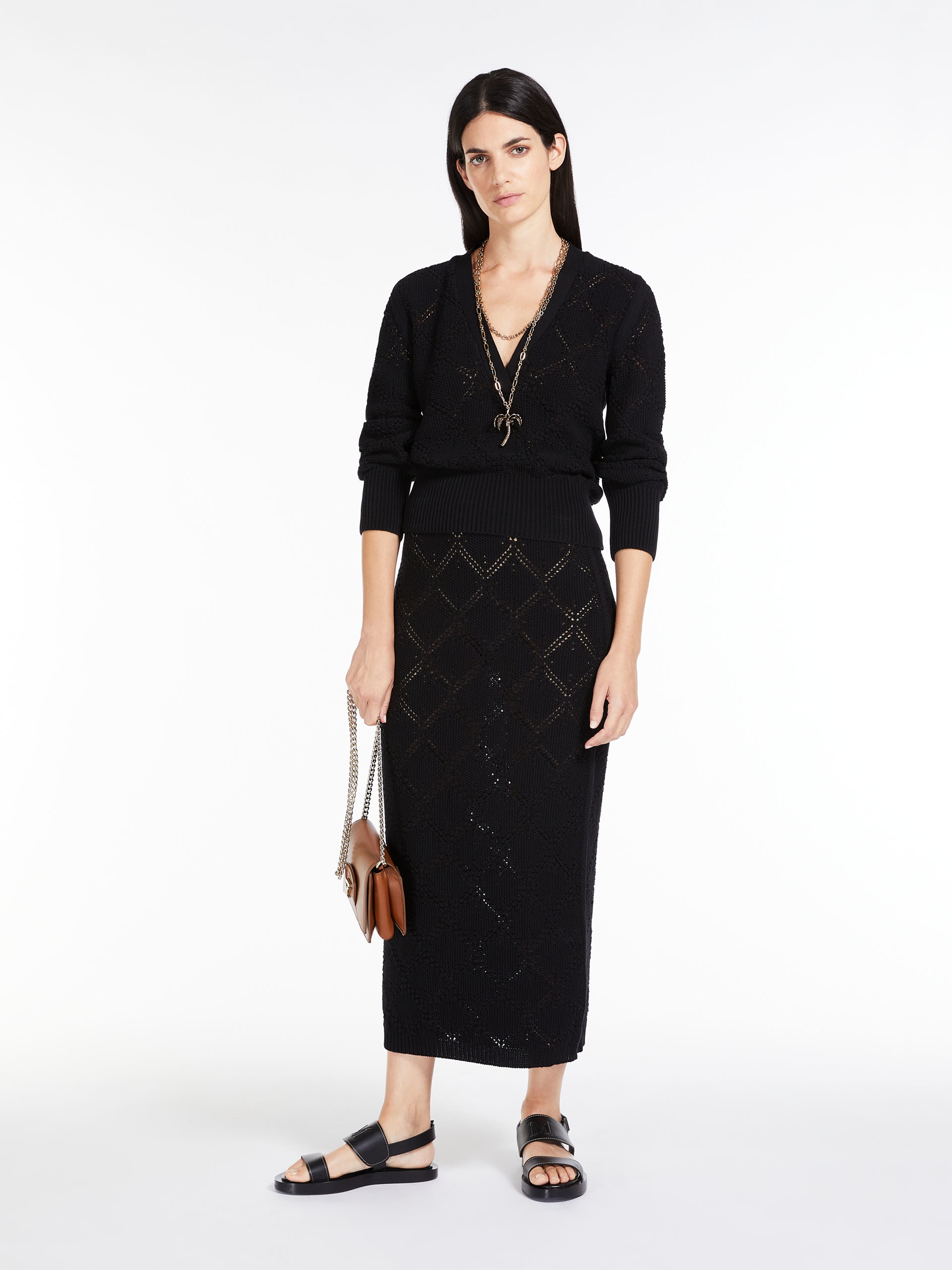 ORIETTA Cotton knit skirt - 2