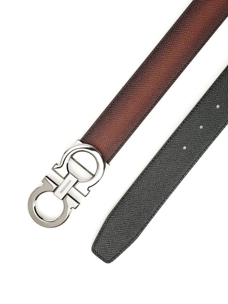 FERRAGAMO Double Adjus Belt Belts Black outlook