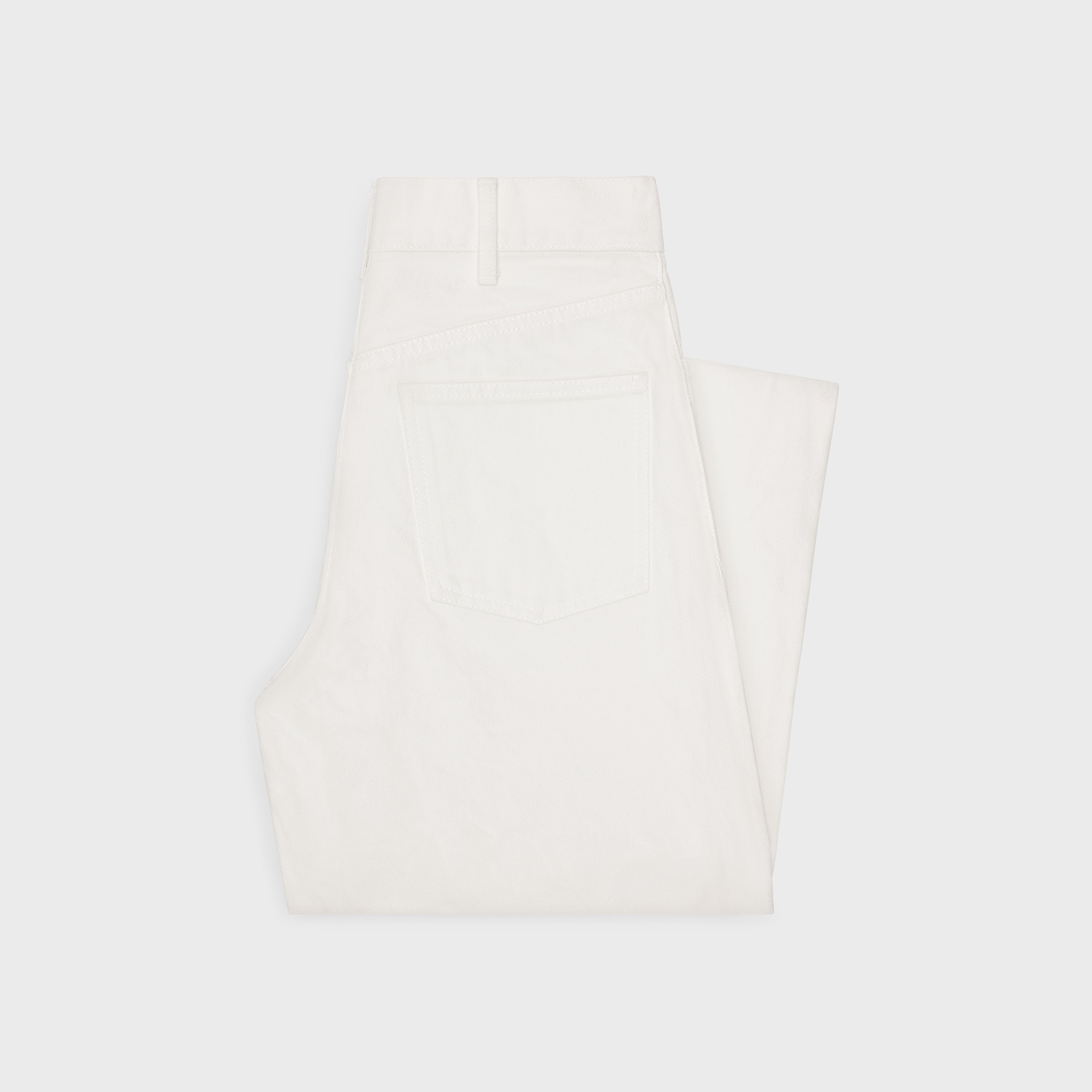 FLARED SURF JEANS IN OPTIC WHITE WASH DENIM - 2