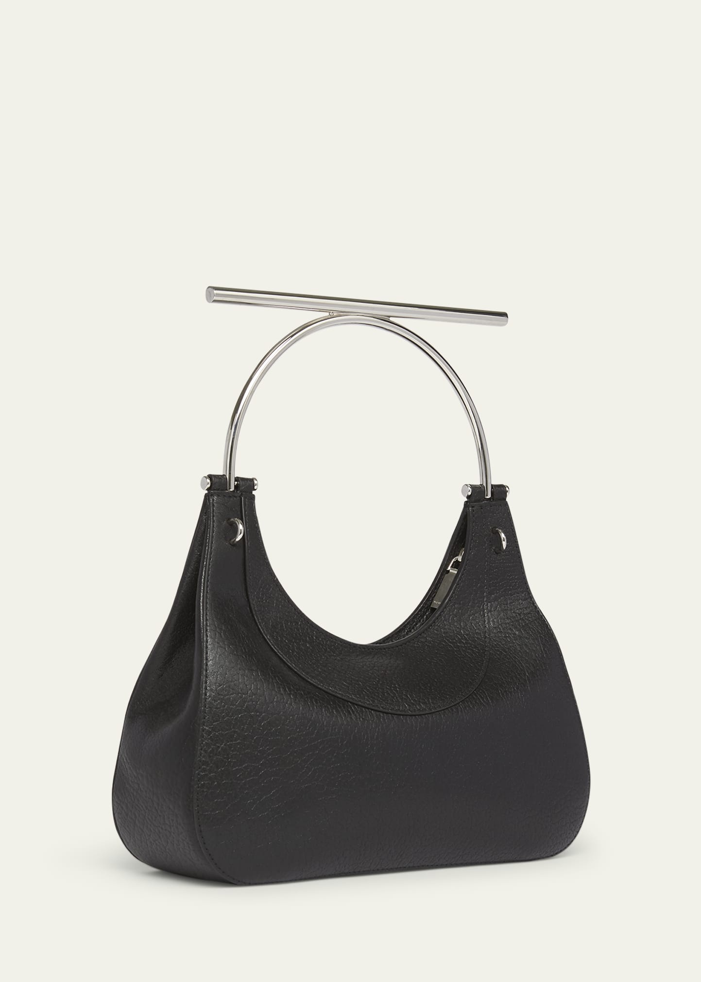 Crossbar Leather Top-Handle Bag - 3