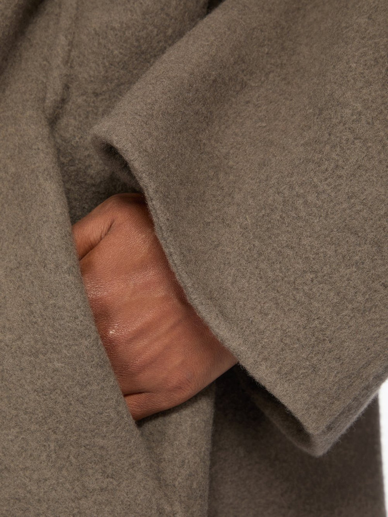 Scarf-detailed Belted Cashmere Jacket 6