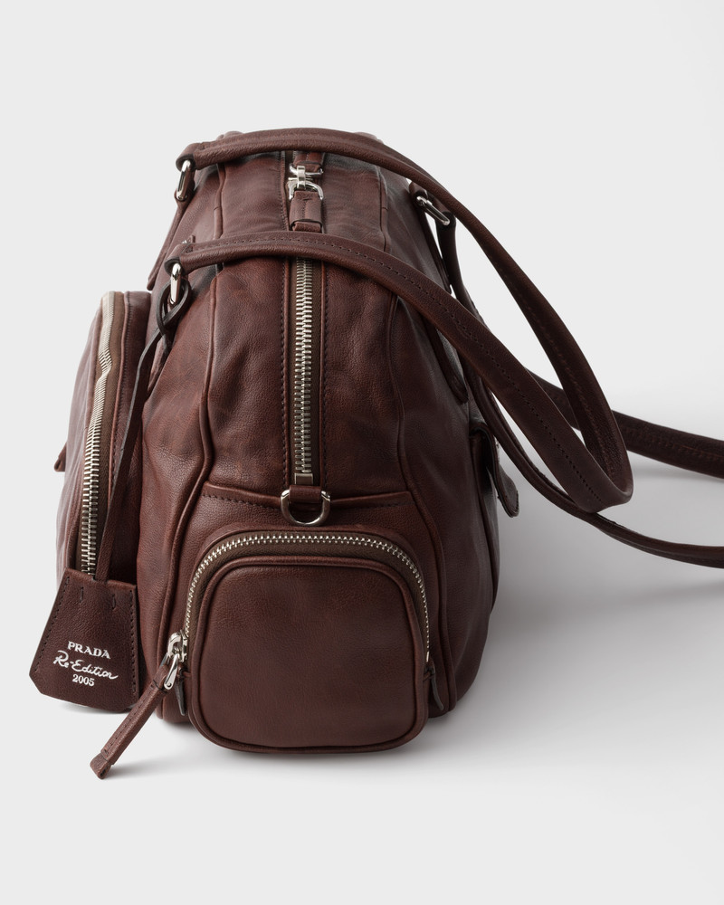 Medium leather top-handle bag 7