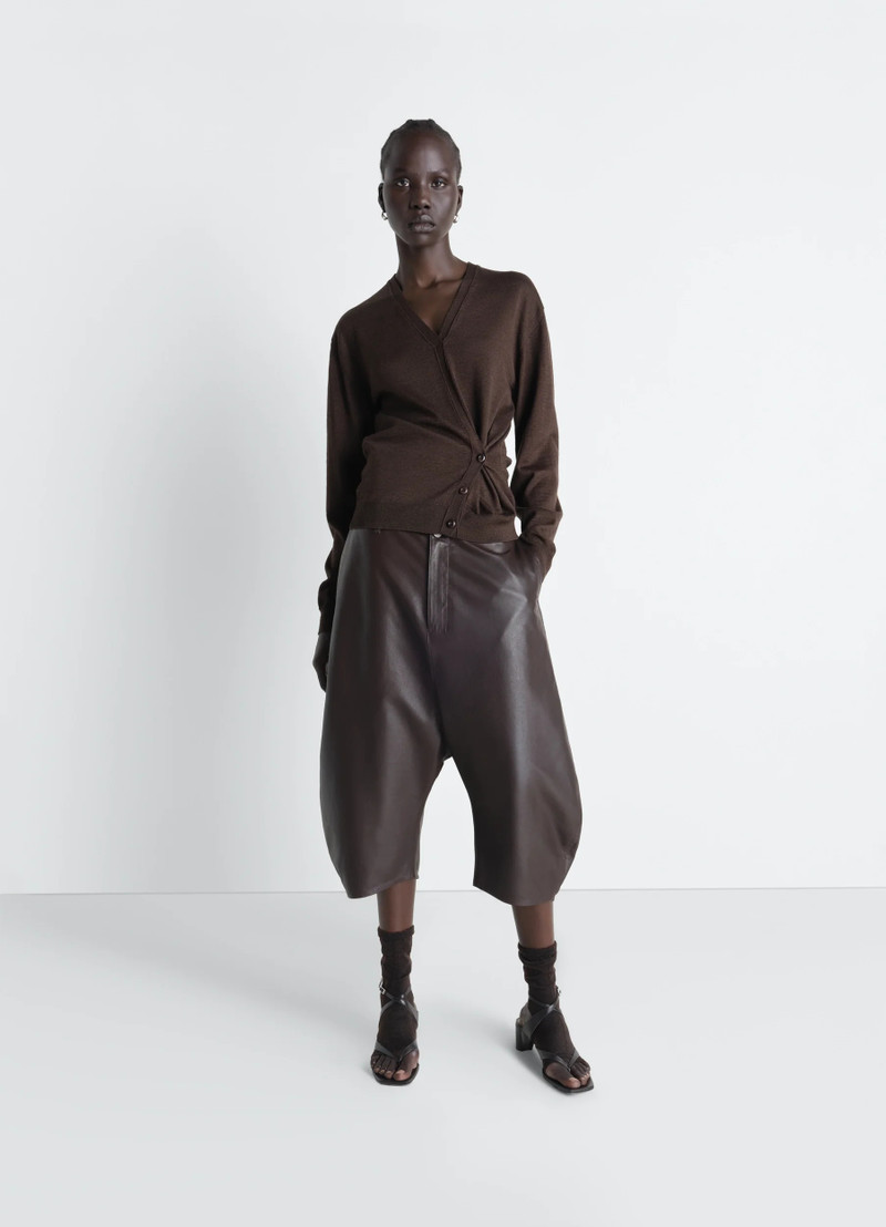 Lemaire TWISTED V NECK JUMPER IN MERINO BLEND outlook