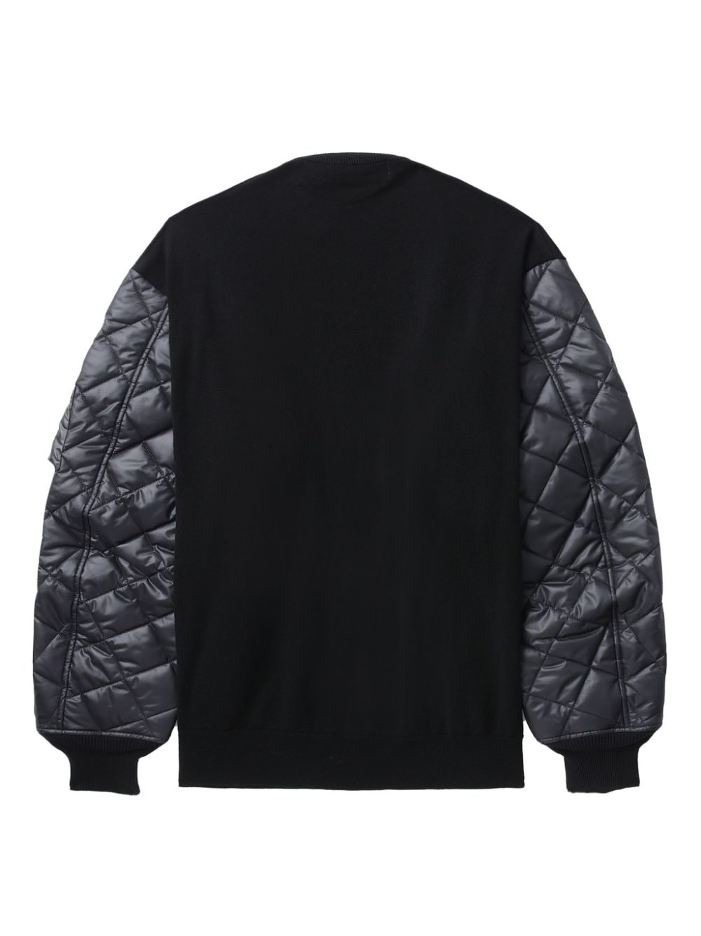 padded-panels crew-neck sweatshirt - 6