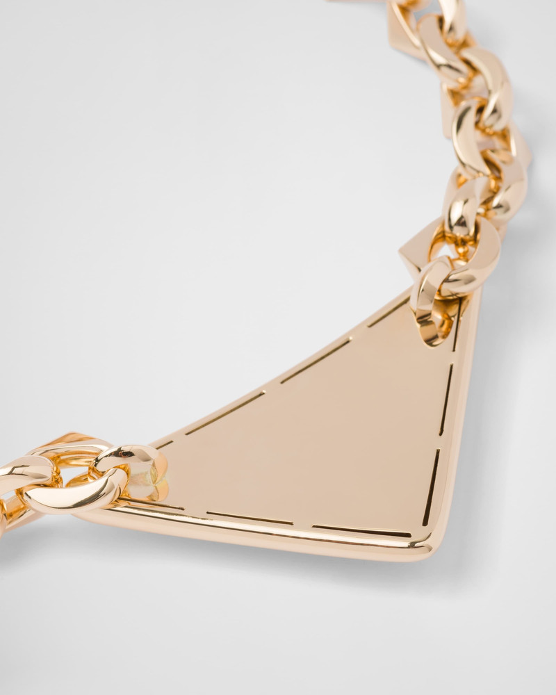 Eternal Gold large pendant necklace in yellow gold 4