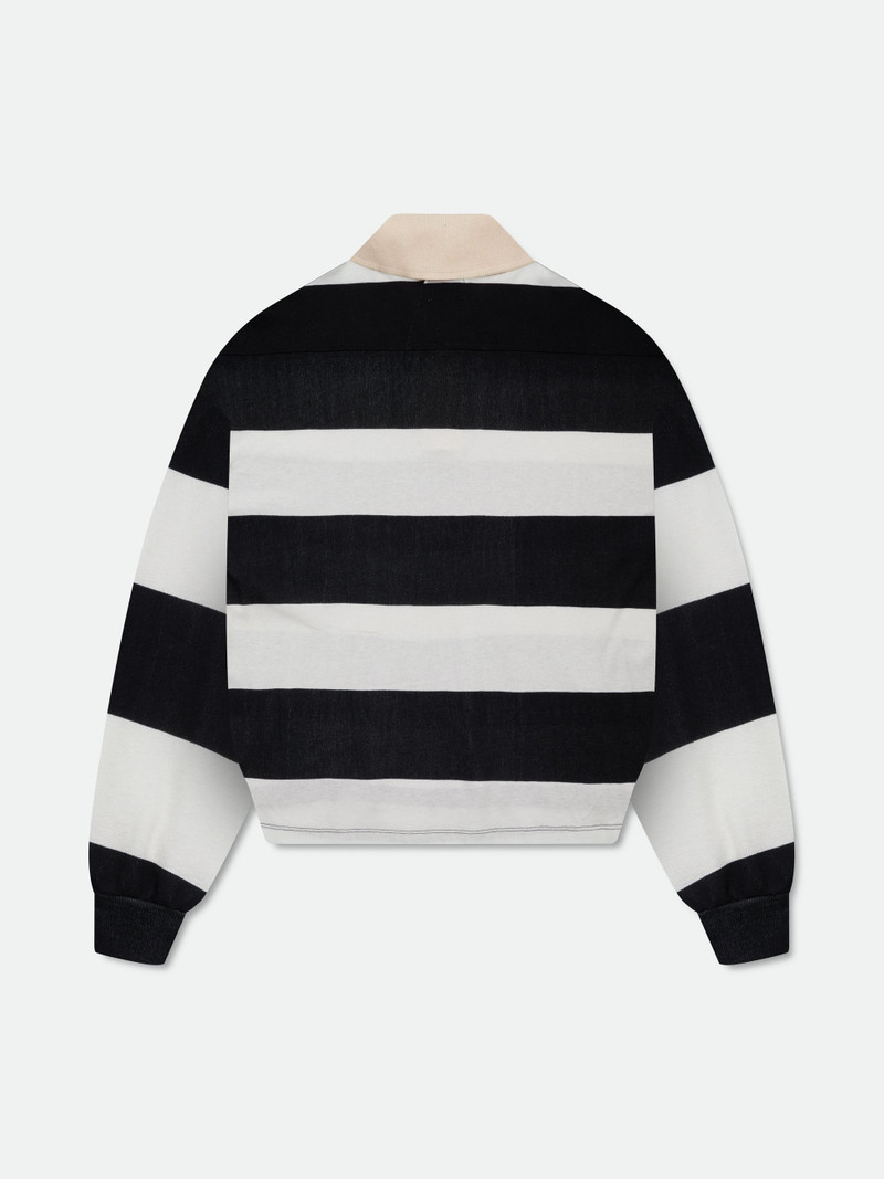 Rhude STRIPED PIQUE POLO outlook