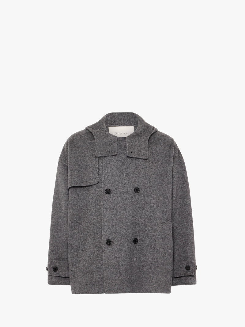 OVERSIZED PEACOAT - 1
