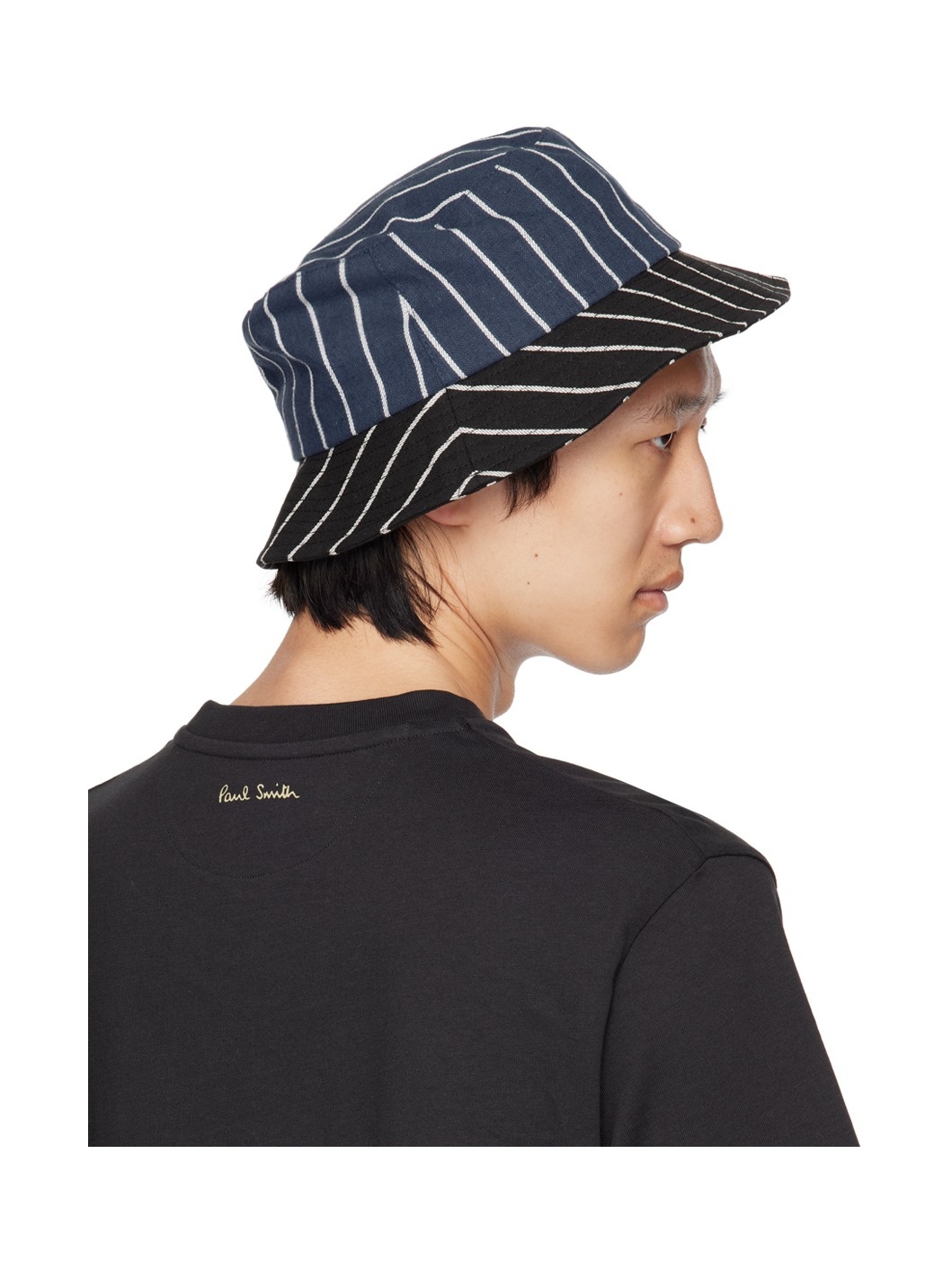 Black & Blue Deck Stripe Hat - 3