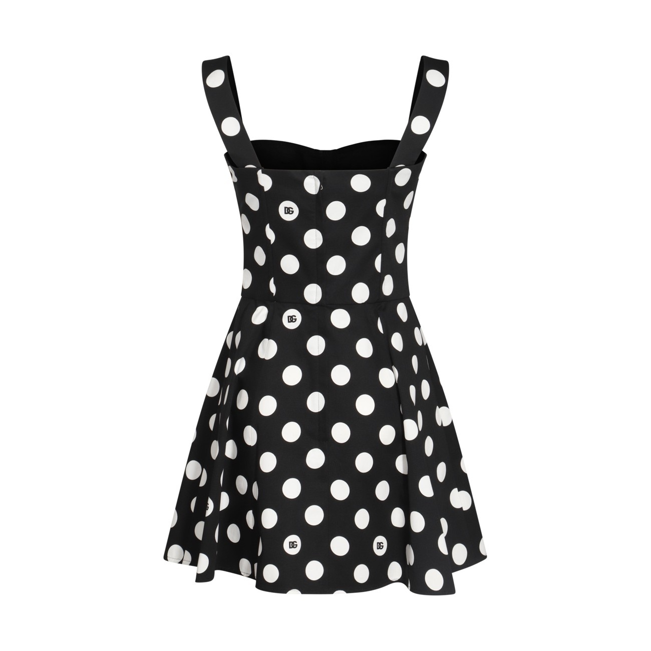 black and white cotton dress - 2