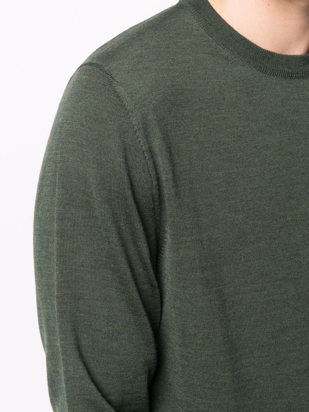 crew-neck knitted jumper - 5