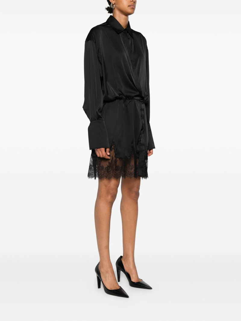 lace-trimmed satin dress 3