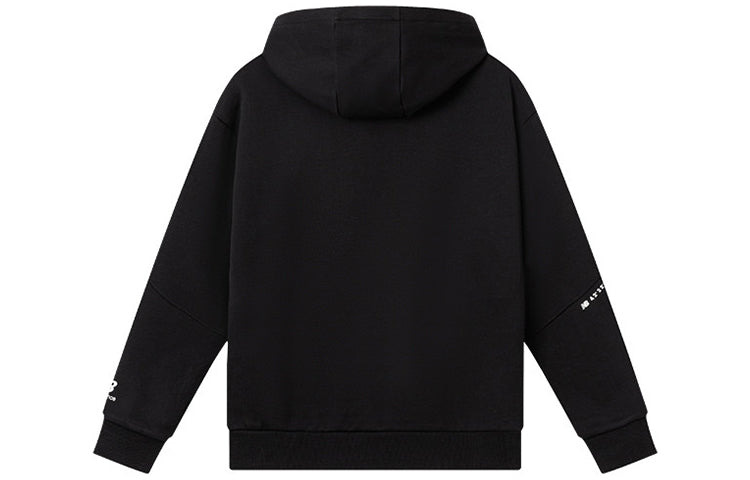 New Balance Sportswear Hoodie 'Black White' 5CC39593-BK - 2