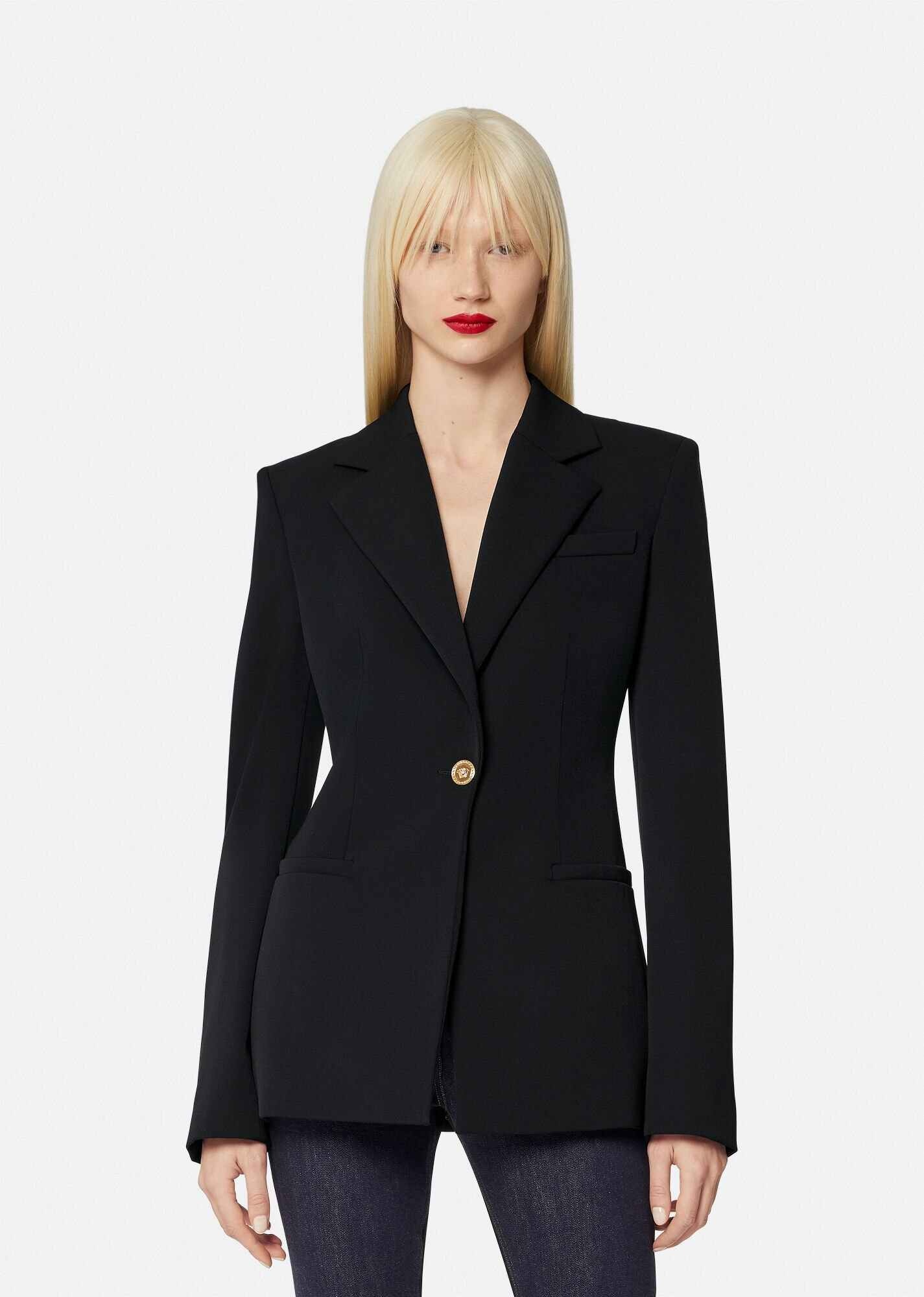 Medusa Wool Blazer - 2